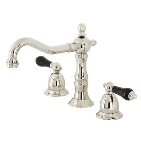 Kingston Brass KS1976PKL Duchess Widespread Bathroom Faucet W/ Brass Pop-Up, Nickel KS1976PKL